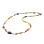 Elegant Knitted Amber Necklace