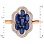 Sapphire and Diamond Ring. View 2