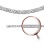 Triple Rombo-link Solid Chain, Width 5.6mm. Hypoallergenic Certified 925 Silver, Rhodium