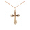 Four Sided Orthodox Cross. Certified 585 (14kt) Rose Gold