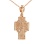 Diamond Deisis Orthodox Cross for Man. View 2