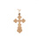 'The Phoenix-bird' Russian Orthodox Cross. 585 (14kt) Rose Gold