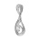 Diamond White Gold Pendant 'A Soprano Clef' - Angle 3