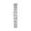 Baguette Diamond White Gold Chain-inspired Ring. Tested 585 (14K) White Gold, Rhodium Finish. View 3