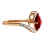 Garnet and Diamond Ring. View 3