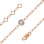 Two-tone Gold Bracelet with Illusion-set Diamond - View 2