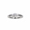 Trinity CZ 14kt White Gold Ring. View 2