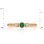 Emerald and Diamond Ring. View 2