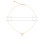 Celestial Motif Diamond Necklace in Rose Gold. Adjustable, 45cm - 50cm. 14kt (585) Rose Gold