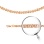 Nonna-link Chain, Width 3.5mm. Diamond-cut Solid 585 (14kt) Rose Gold