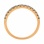 Ring Featuring 14 Prong Set Champagne Diamonds - Angle 4