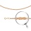 Rope-link Solid Chain, Width 1.6mm. Certified 585 (14kt) Rose Gold