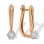 Diamond Leverback Earrings