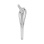 A Simply Elegant Diamond Ring. Tested 585 (14K) White Gold, Rhodium Finish. View 3