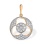 Pave CZ Pendant. 585 (14kt) Rose Gold