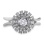 Oriental Motif Diamond Ring. View 2