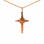 Passion Cross Pendant. 585 (14kt) Rose Gold