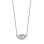 'An Evil Eye Protection' Diamond Necklace. Certified 585 (14kt) White Gold, Rhodium Finish