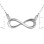 Diamond Infinity Necklace. View 2