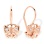 CZ Butterfly Kids' Earrings. Certified 585 (14kt) Rose Gold