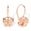 CZ Butterfly Kids' Earrings. Certified 585 (14kt) Rose Gold