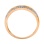 Fascinating Diamond Ring. Hypoallergenic 585 Rose Gold, Rhodium Detailing. View 4