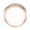 Diamond Edges and Illusion Diamond Center Row Band - Angle 4