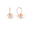 Flora Motif  Earrings. 585 (14kt) Rose Gold