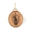 Guardian Angel Oval Pendant. Certified 585 (14kt) Rose Gold