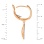 Diamond Earrings with Mother-of-pearl Rhombus Pendants: Measure 30mm in Height