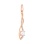 Sparkling CZ Pendant in 585 Rose Gold. View 2
