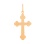 Diamond Orthodox Cross 'Virgin Mary's Tear' for Her or Him. View 4