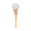 Ring with 8mm Cultured Pearl and 28 Diamonds. Hypoallergenic 585 Rose Gold, Rhodium Detailing. View 3
