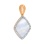 Mother-of-Pearl Diamond Pendant. View 2