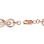 Droolworthy Rose Gold Bracelet with Diamonds. Hypoallergenic Cadmium-free 585 (14K) Rose Gold. View 3