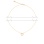 Celestial Motif Diamond Necklace in Rose Gold. Adjustable, 45cm - 50cm. 14kt (585) Rose Gold