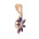 7 Marqiuse-shaped Sapphires and Diamond Rose Gold Pendant. View 2