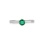 Emerald Anniversary Ring. View 2