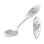 Toddler Silver Spoon with a Squirrel. Hypoallergenic 925/999 Silver, Hand Engraving