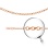 Rolo-link Solid Rose Gold Chain 1.15mm Wide. Hypoallergenic Cadmium-free 585 (14K) Rose Gold