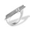 Diamond Urban-style Ring. Custom Jewelry Series