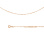 Figaro-link Solid Chain. 585 (14kt) Rose Gold