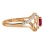 "Fantasy" Ruby and Diamond Ring - Angle 3