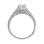 Diamond Renaissance Milgrain Engagement Ring. View 3