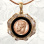 Golden 5 Ruble Coin Diamond & Black Onyx Pendant. Special Order