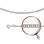 Double Rombo-link Solid Chain, Width 2.5mm. Hypoallergenic Certified 925 Silver, Rhodium