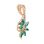 Emerald and Diamond "Tree Branch" 14kt Rose Gold Pendant. View 2