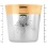 Whisky Silver Tumbler with Engraving. Hypoallergenic 925 Silver, 999 Gold Plating. View 2