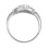 'Charisma' Diamond Cluster Engagement Ring. View 3