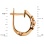 Ruby and Diamond Leverback Earrings. View 2